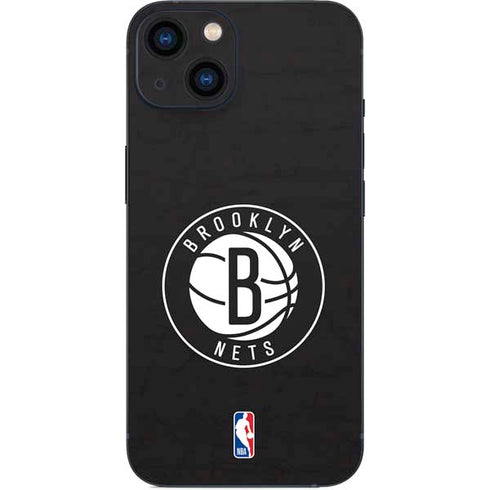 NBA Brooklyn Nets Distressed iPhone 14 Plus Skin